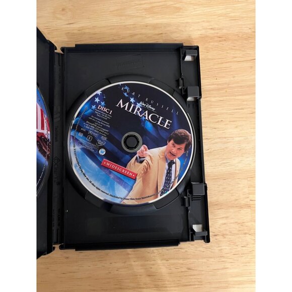 Miracle 2004 DVD Widescreen Special Edition Kurt Russell Sports Drama Pre-Owned - Picture 3 of 4